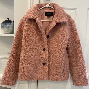 Ann Taylor Sherpa Fleece Jacket, NWOT, Sz petite XS